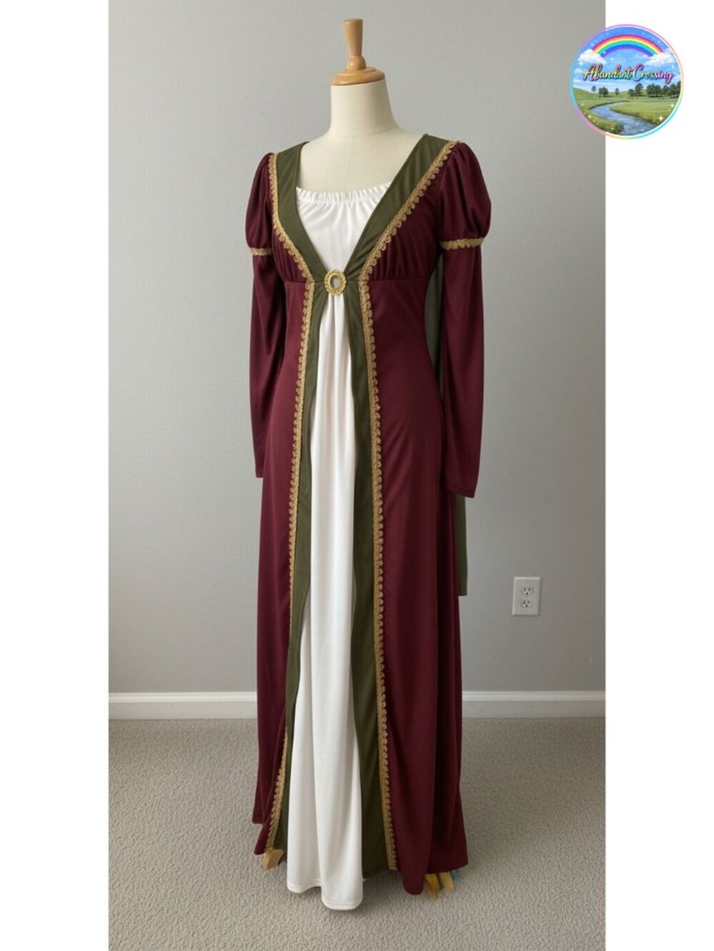 Medieval Lady Long Gown Costume
